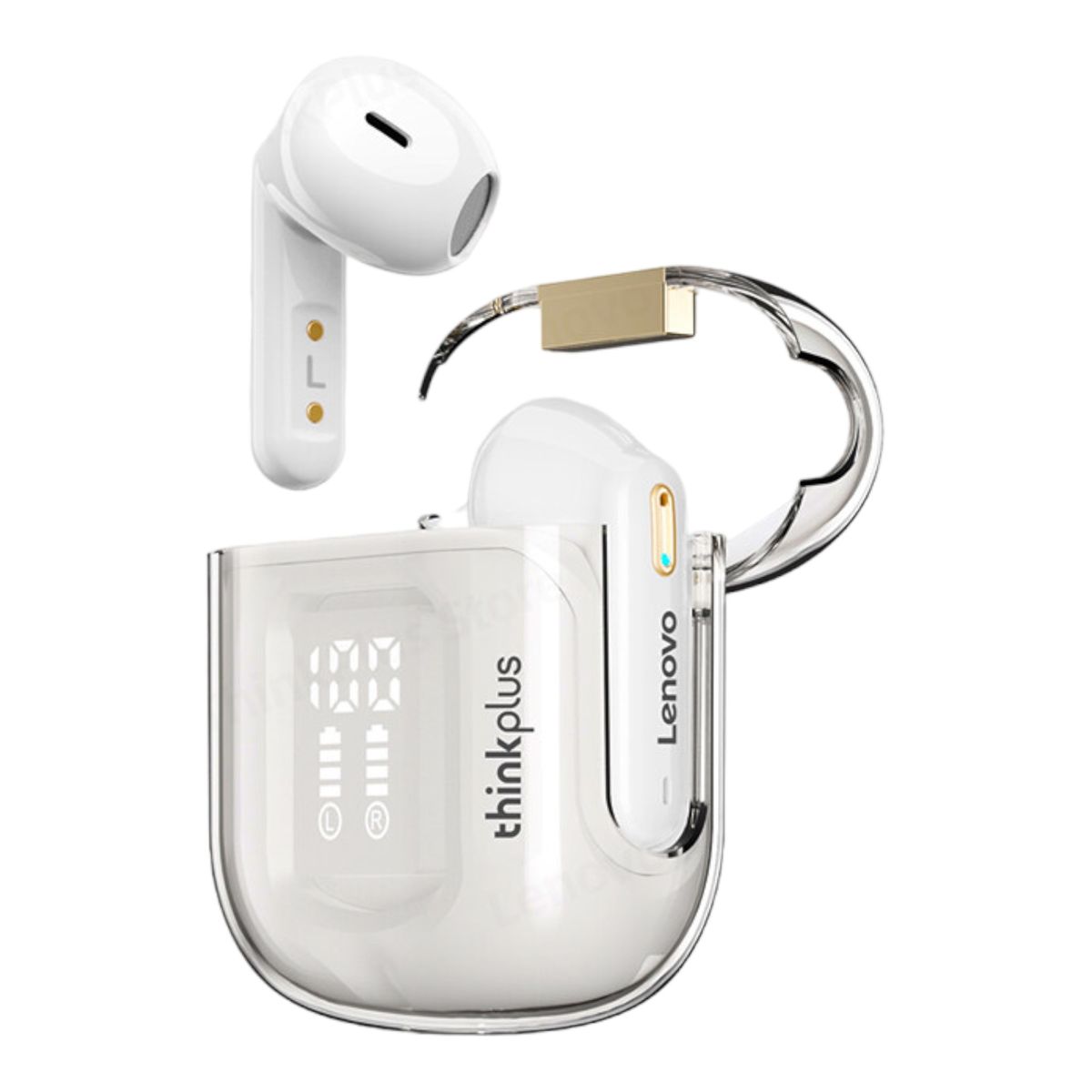 LENOVO - Audifonos Bluetooth Lenovo Lp6 Pro Blanco