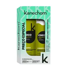 KANECHOM - Pack Shampoo + Acondicionador Oleo de Coco 600 ml. Kanechom.