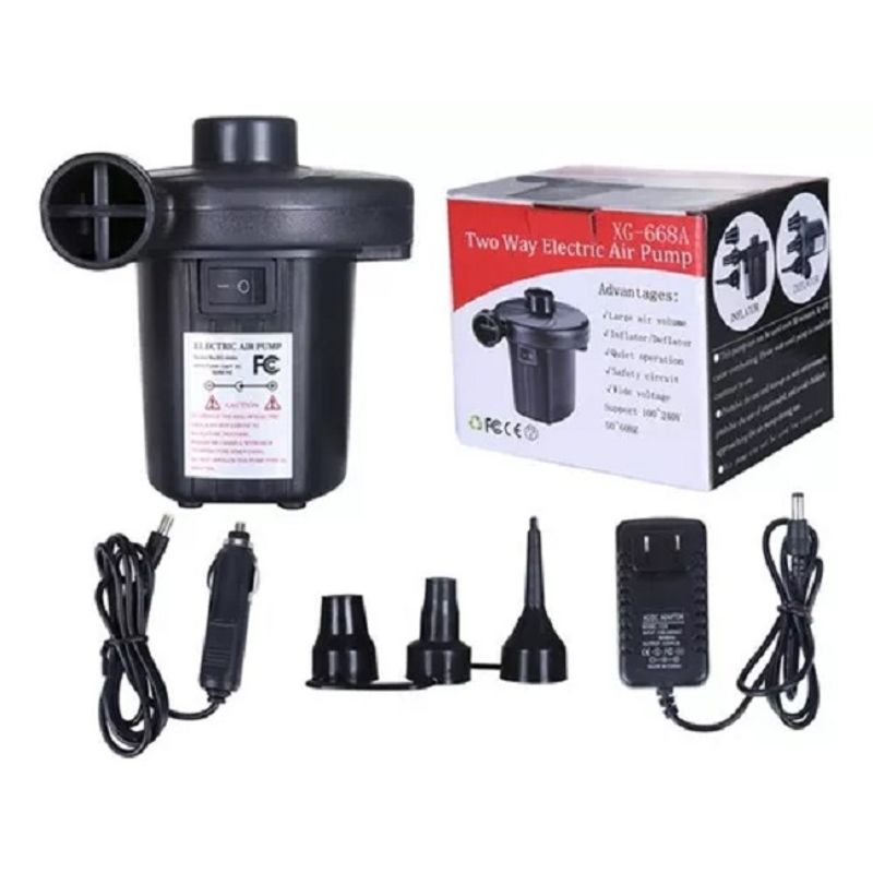 GENERICO - Inflador Electrico Multifuncional Para 220v/12v 295005