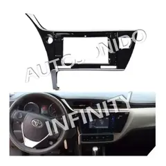 GENERICO - Bisel Adaptador Radio Toyota Corolla 2017up 10 Pulgadas