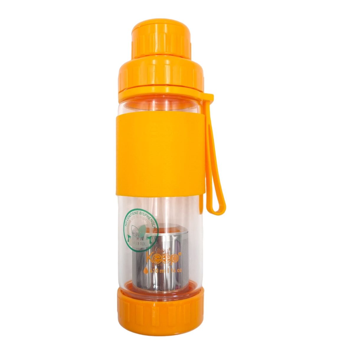 KEEP - Botella Infusora de Vidrio Amarillo Keep KEEP