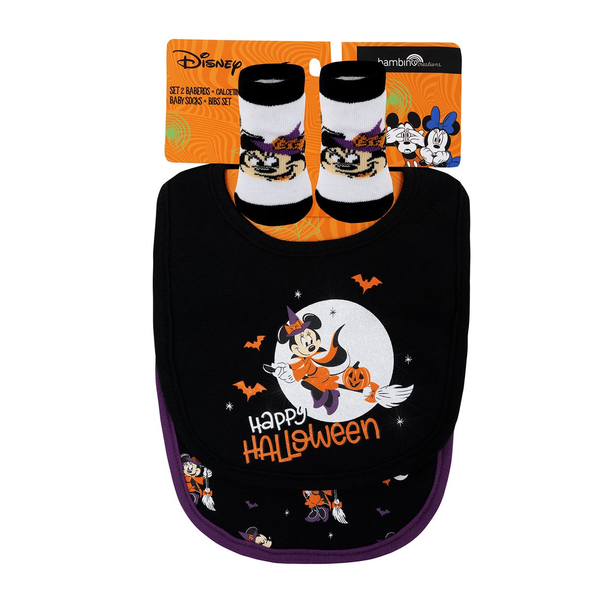 BAMBINO - Set 3 Piezas Halloween Minnie Bruja Niña
