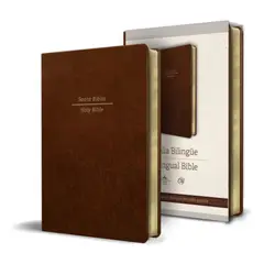 PENGUIN - Biblia Rvr60 - Bilingüe Inglés - Imitación Piel - Marrón