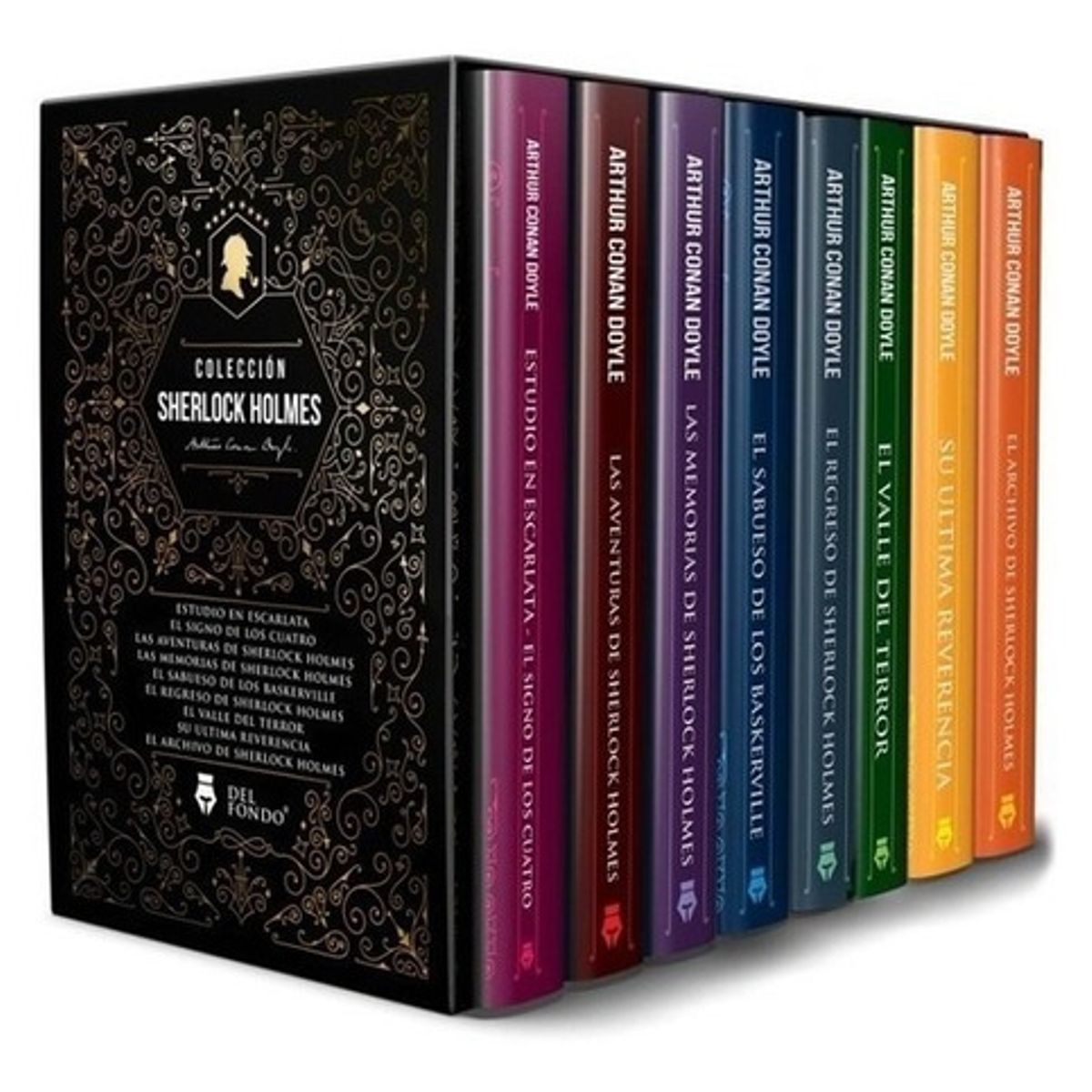 DEL FONDO - Caja Colección Completa Sherlock Holmes - Arthur Conan Doyle