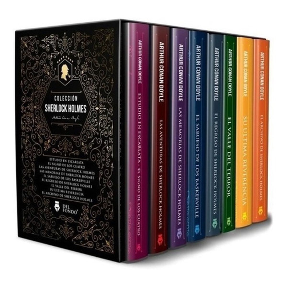 DEL FONDO - Caja Colección Completa Sherlock Holmes - Arthur Conan Doyle
