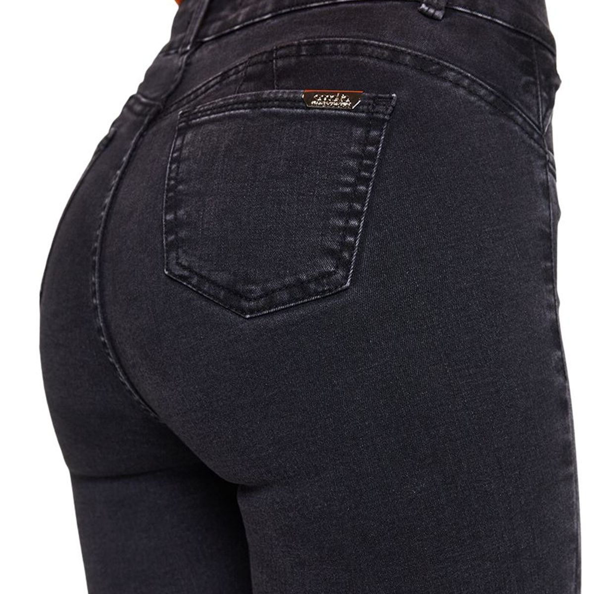 AMALIA JEANS - Jeans Mujer High Waist Ruby 4029 Gris Amalia Jeans