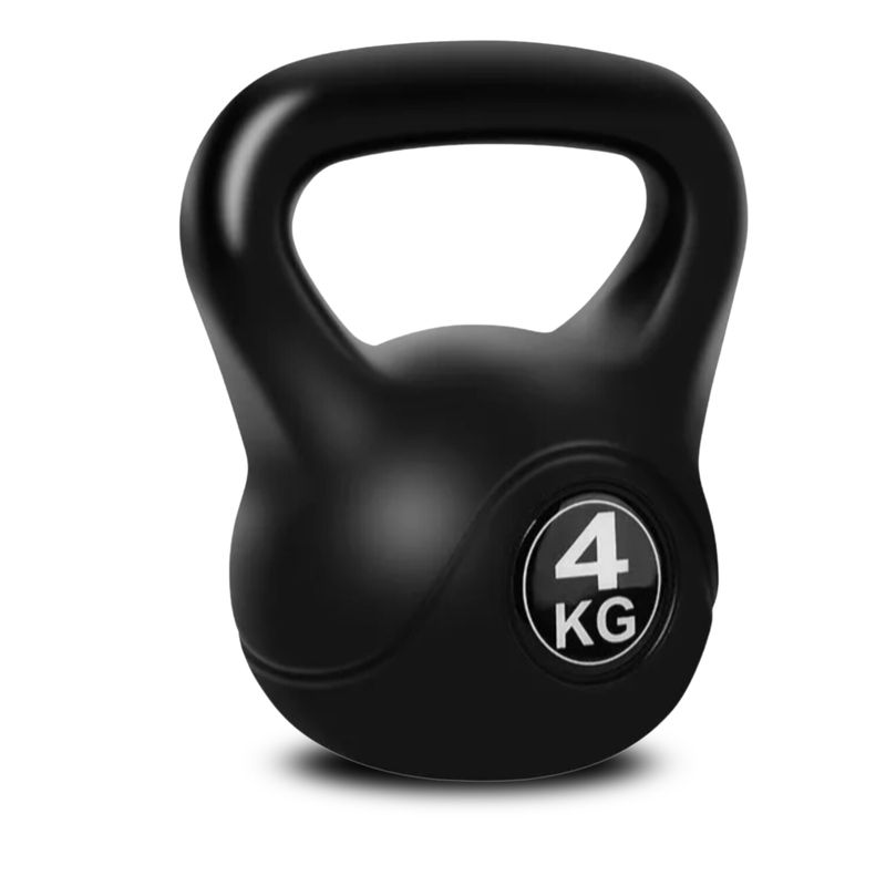 SANTU HOME & DECO - Pesa Rusa Kettlebell 4kg Entrenamiento Crossfit Fitness