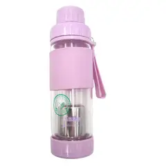 KEEP - Botella Infusora de Vidrio Lila