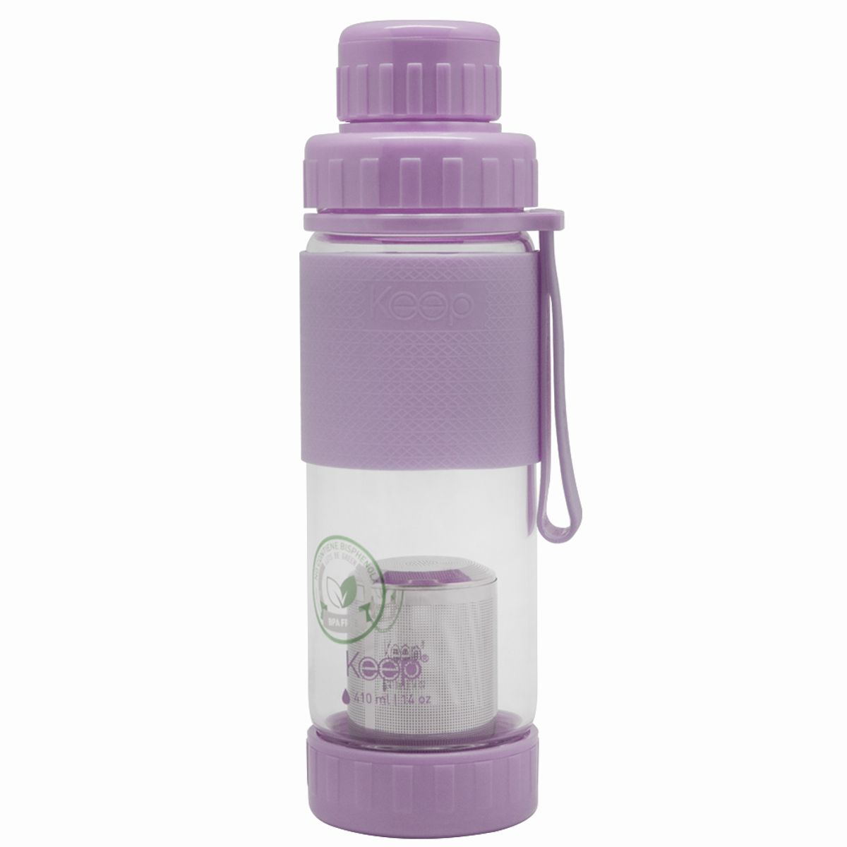 KEEP - Botella Infusora de Vidrio Lila Keep KEEP