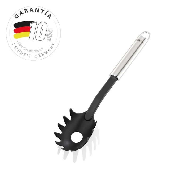 LEIFHEIT - Cuchara spaghetti de nylon y acero inoxidable