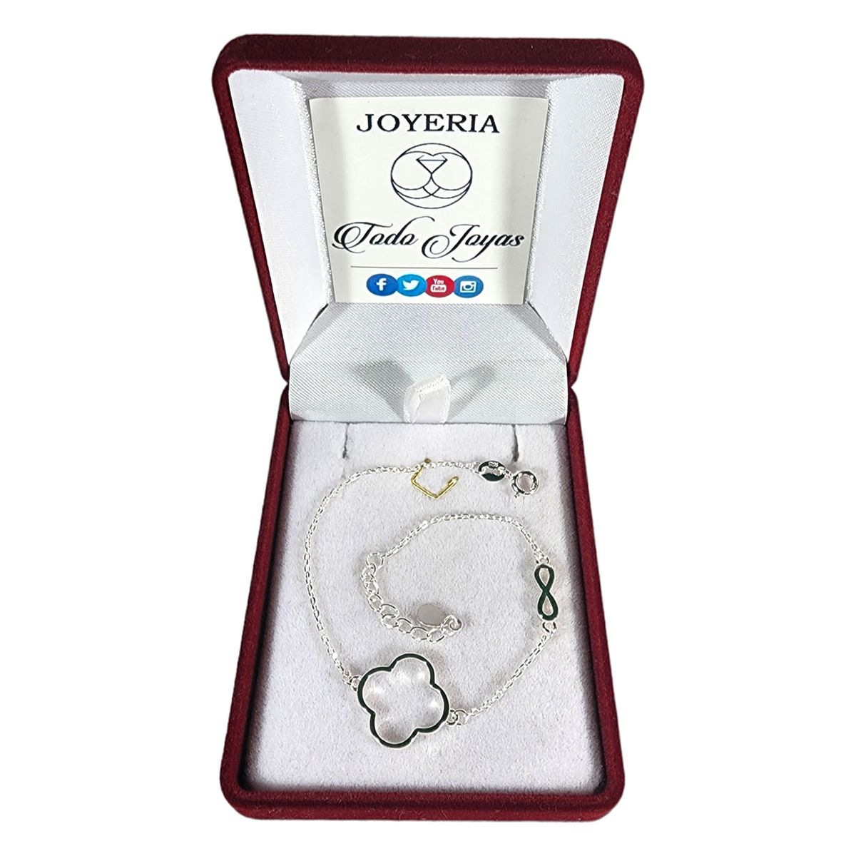 TODOJOYAS - Pulsera Plata 925 Cruz Infinito