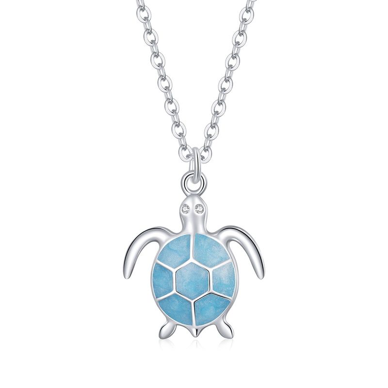 TODOJOYAS - Collar Plata 925 Tortuga Marina