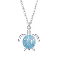 TODOJOYAS - Collar Plata 925 Tortuga Marina