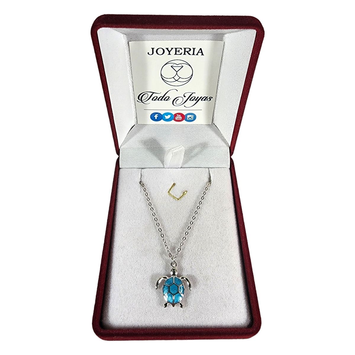 TODOJOYAS - Collar Plata 925 Tortuga Marina