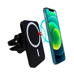 GENERICO - Cargador Para iPhone Auto MagSafe 15 Watts Super Rapido