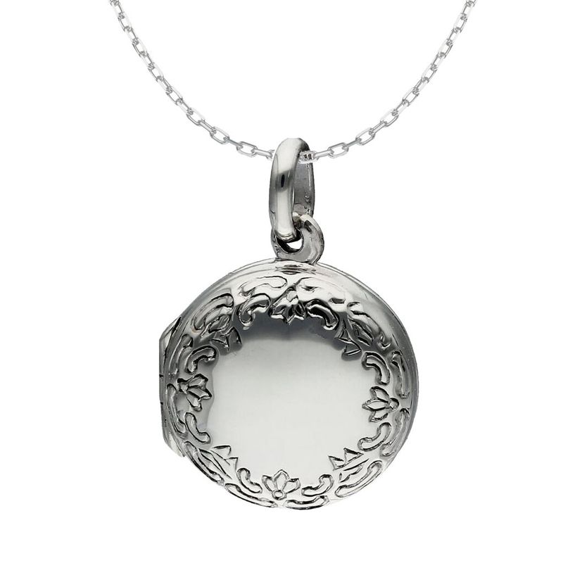 TODOJOYAS - Collar Relicario Plata 925 Circular