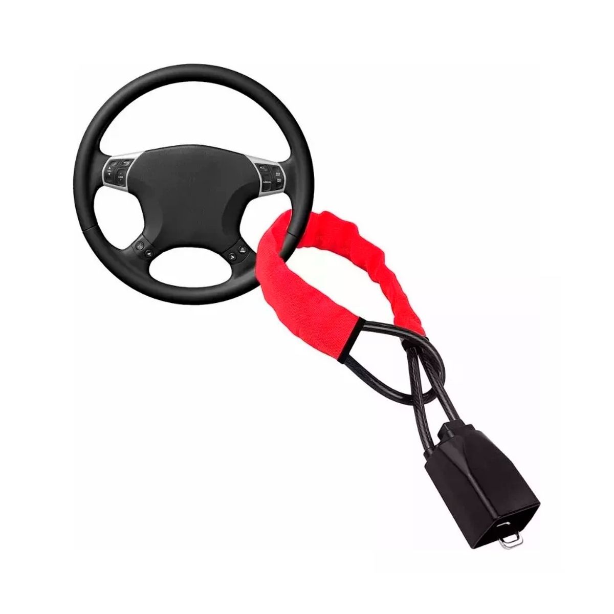 GENERICO - Traba Volante Bloqueo Universal Conexión Al Cinturón