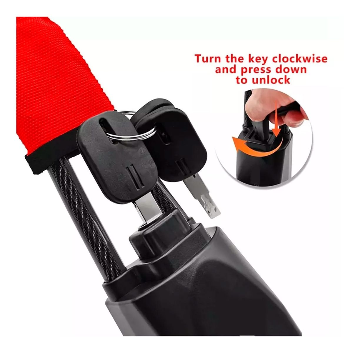 GENERICO - Traba Volante Bloqueo Universal Conexión Al Cinturón