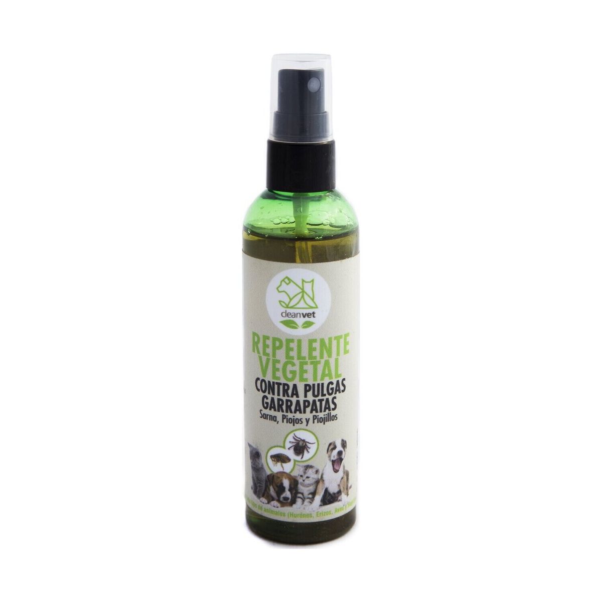CLEANVET - Antiparasitario Base Vegetal Cleanvet Spray 120 Ml
