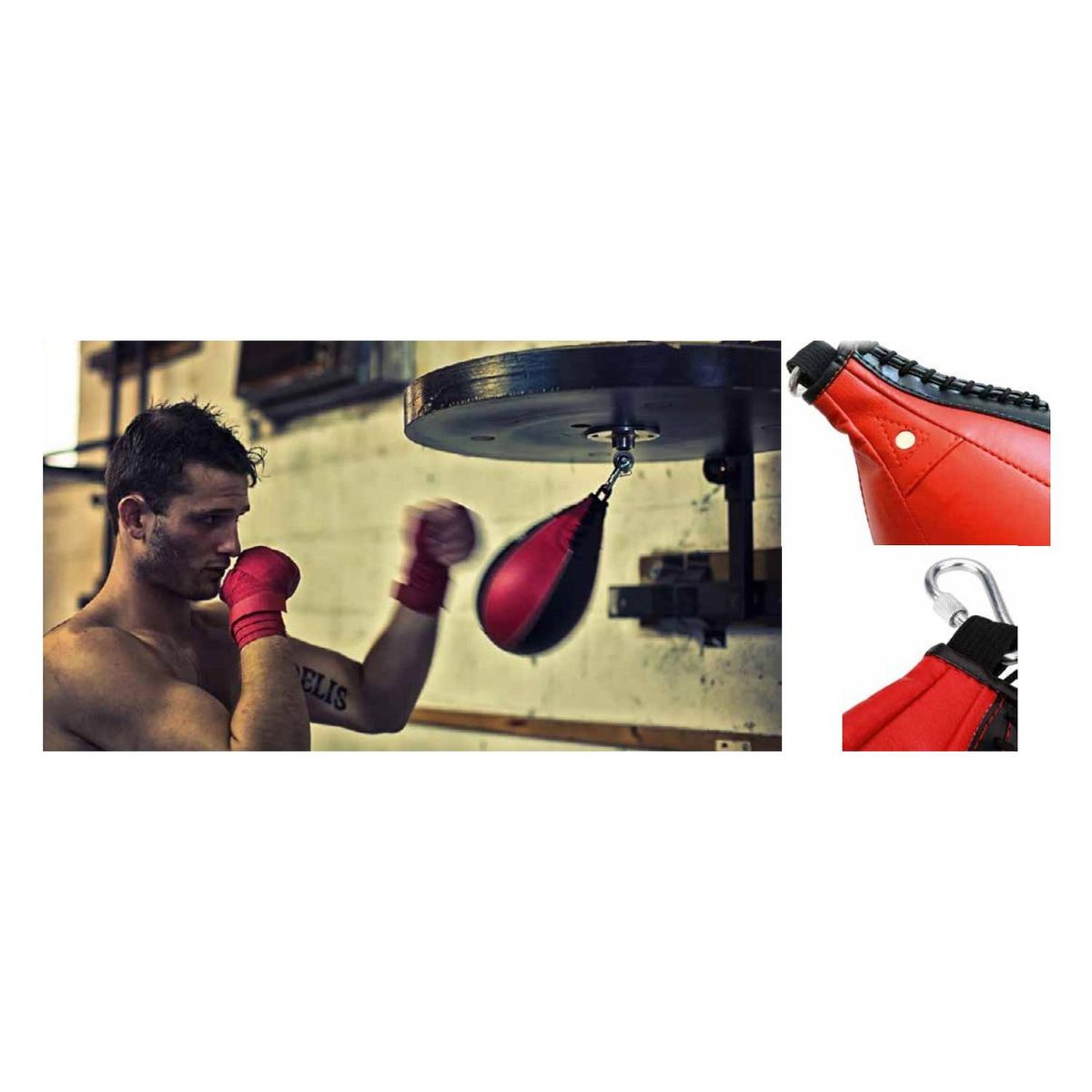 GENERICO - Pera De Boxeo Con Gancho Para Colgar - SC