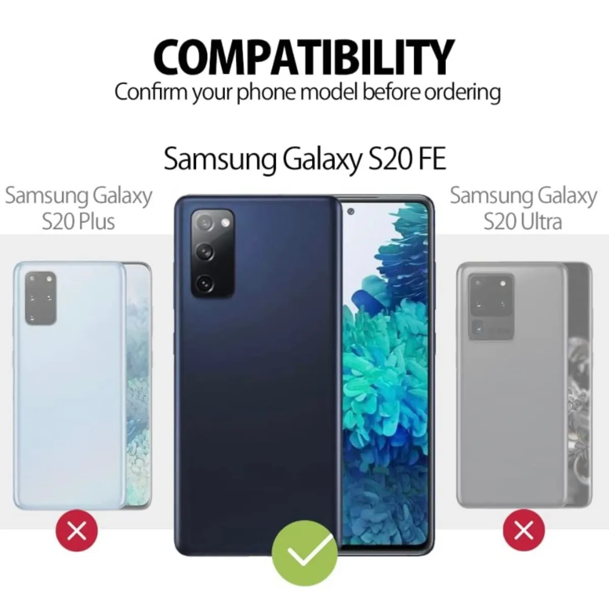 GENERICO - Carcasa Silicona Para Samsung S20 FE Negro con Lamina Completa