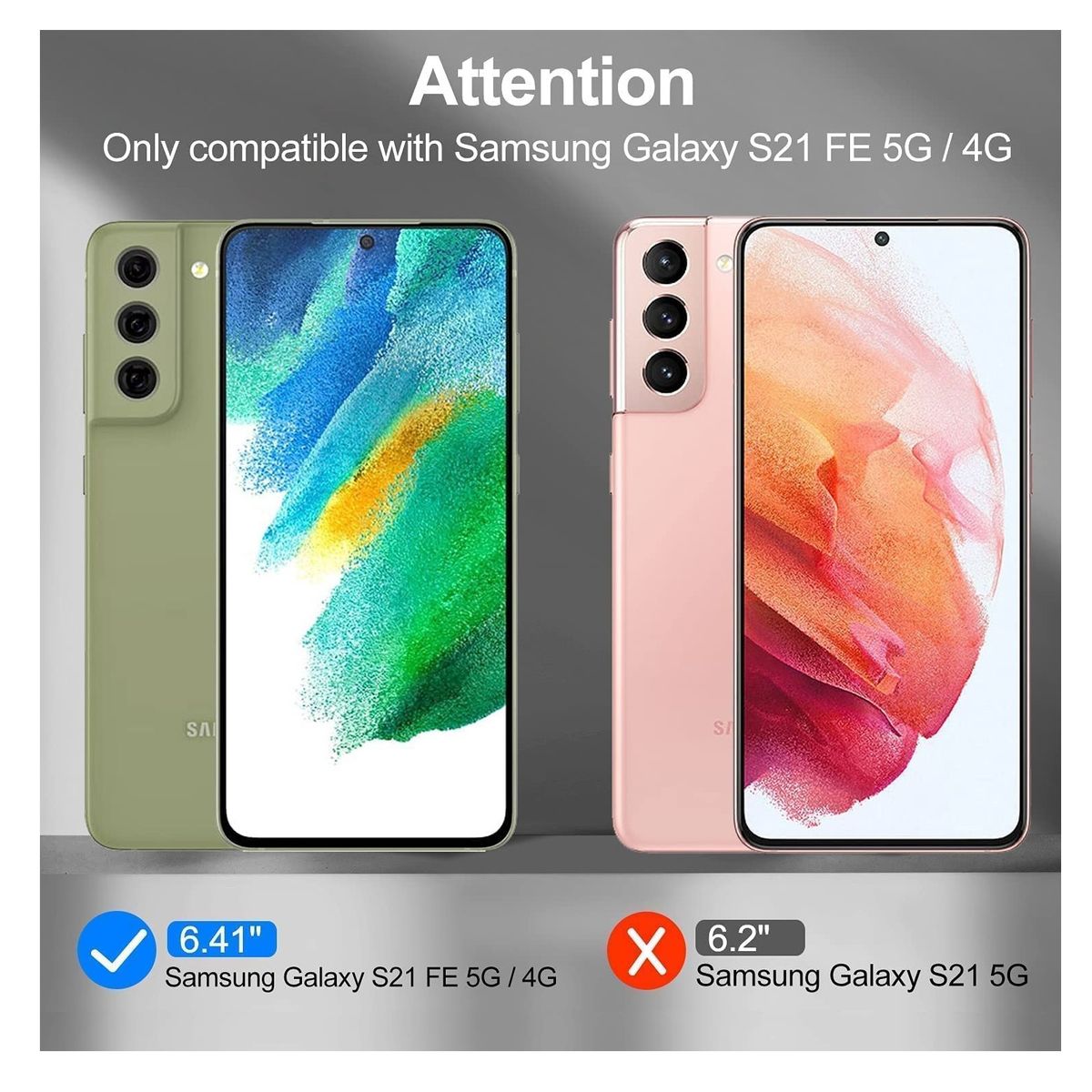 GENERICO - Carcasa Silicona Para Samsung S21 FE Negro con Lamina Completa