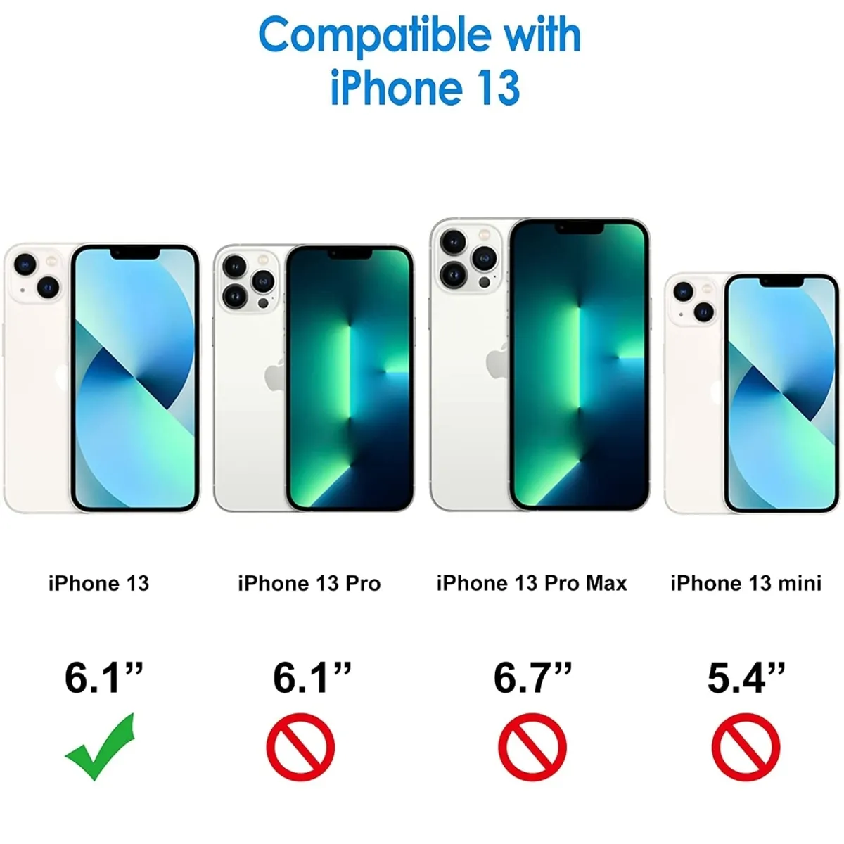 GENERICO - Carcasa Silicona Para iPhone 13 Negro y Lamina Completa