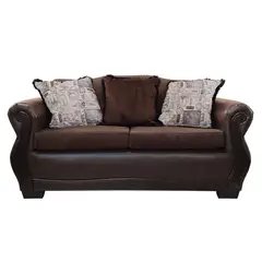 AMERICA DECORA - Sofá Con Resorte Estructural 3 Cuerpos Gran Santi Class