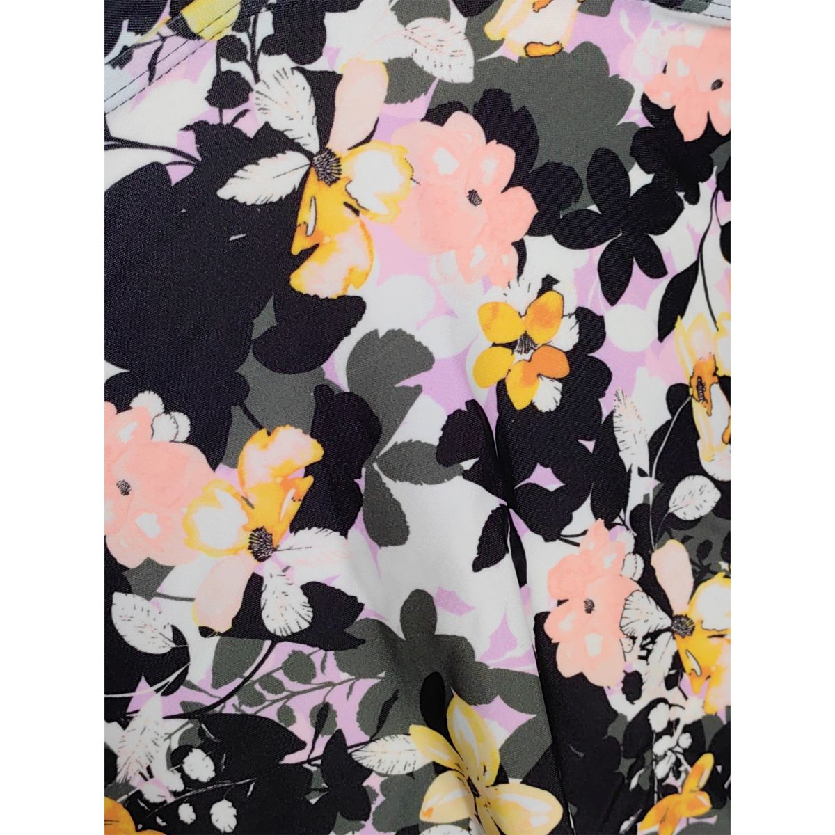 SHANDIAN - Traje de baño Tankini de dos piezas para mujer floreado