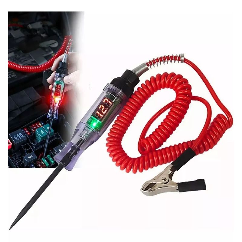 KUANGYE - Probador De Corriente Automotriz Bolígrafo 6v-12v-24v