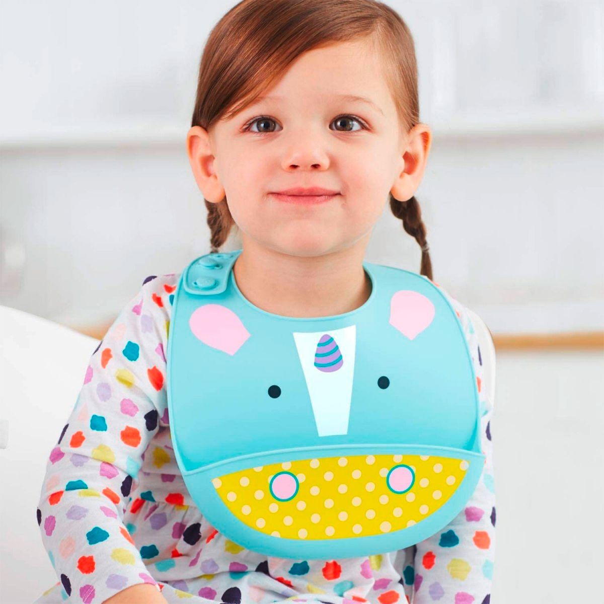 SKIP HOP - Babero De Silicona Unicornio Unisex Skip Hop