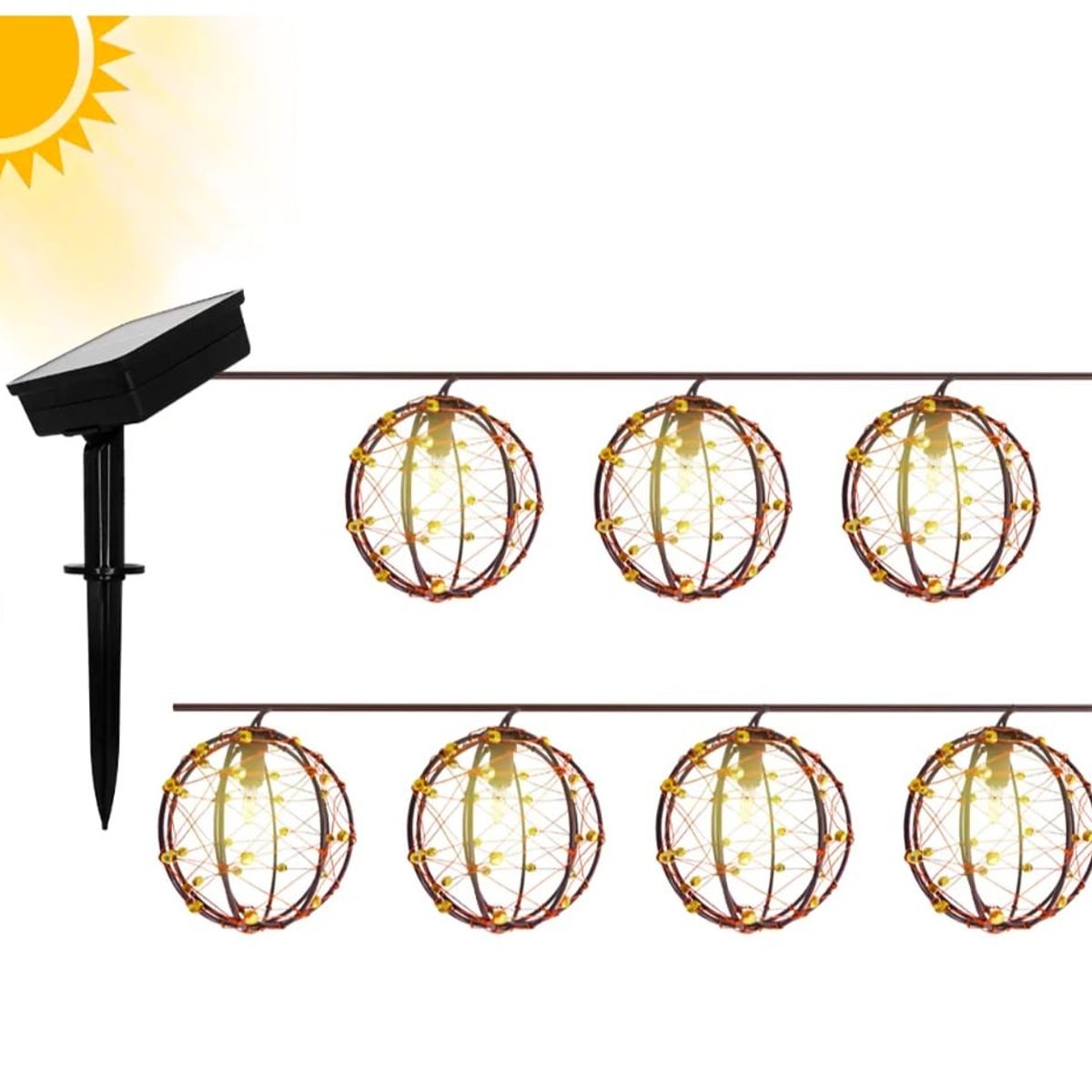 IRM - Set Cadena Luminosa Solar 3.6 Metros Solar