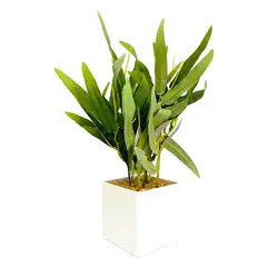 MALLORCA - Planta Artificial Bamboo Maceta Blanca
