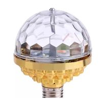 Ampolleta Bola de Discoteca Giratoria 7 Colores E27