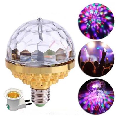 Imagen 2 del producto Ampolleta Bola de Discoteca Giratoria 7 Colores E27