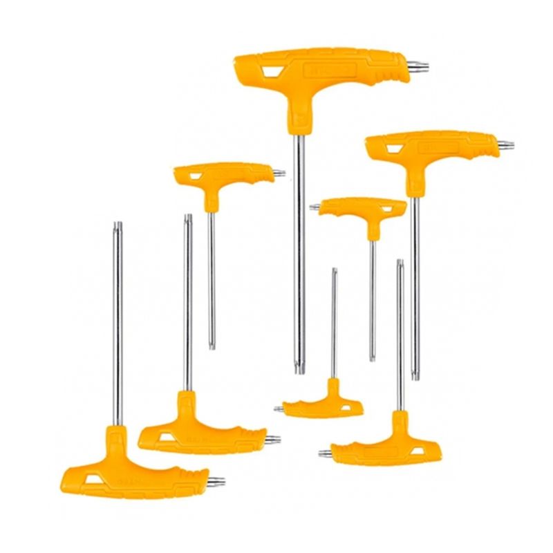 INGCO - Set Juego Llaves Allen Torx C/mango T 8 Pcs Ingco Hhkt80838