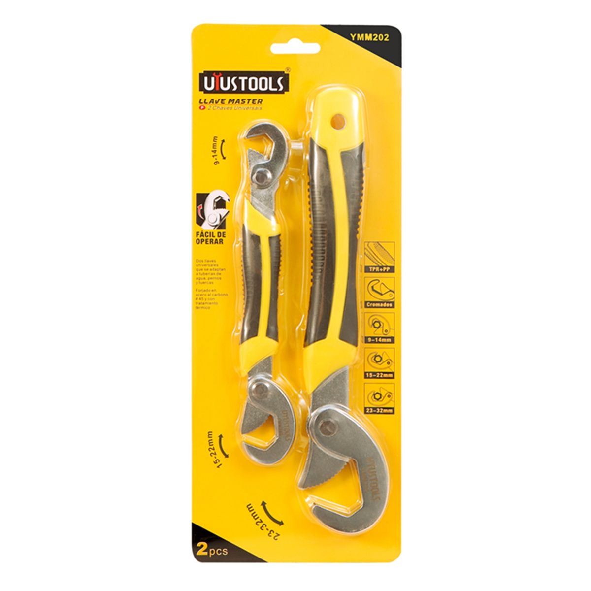 UYUSTOOL - Llaves Tuerca Ajustables Universales 9-32mm Uyustools