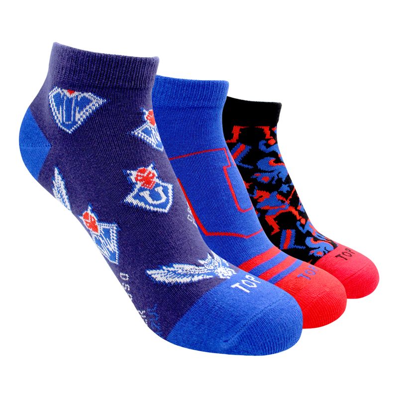 TOP - Calcetines Cortos Algodón Niños Universidad de Chile Pack 3 C2 Top