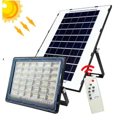 GENERICO - Reflector LED De 200W IP66 Con Panel Solar y Control Remoto Mod PM008