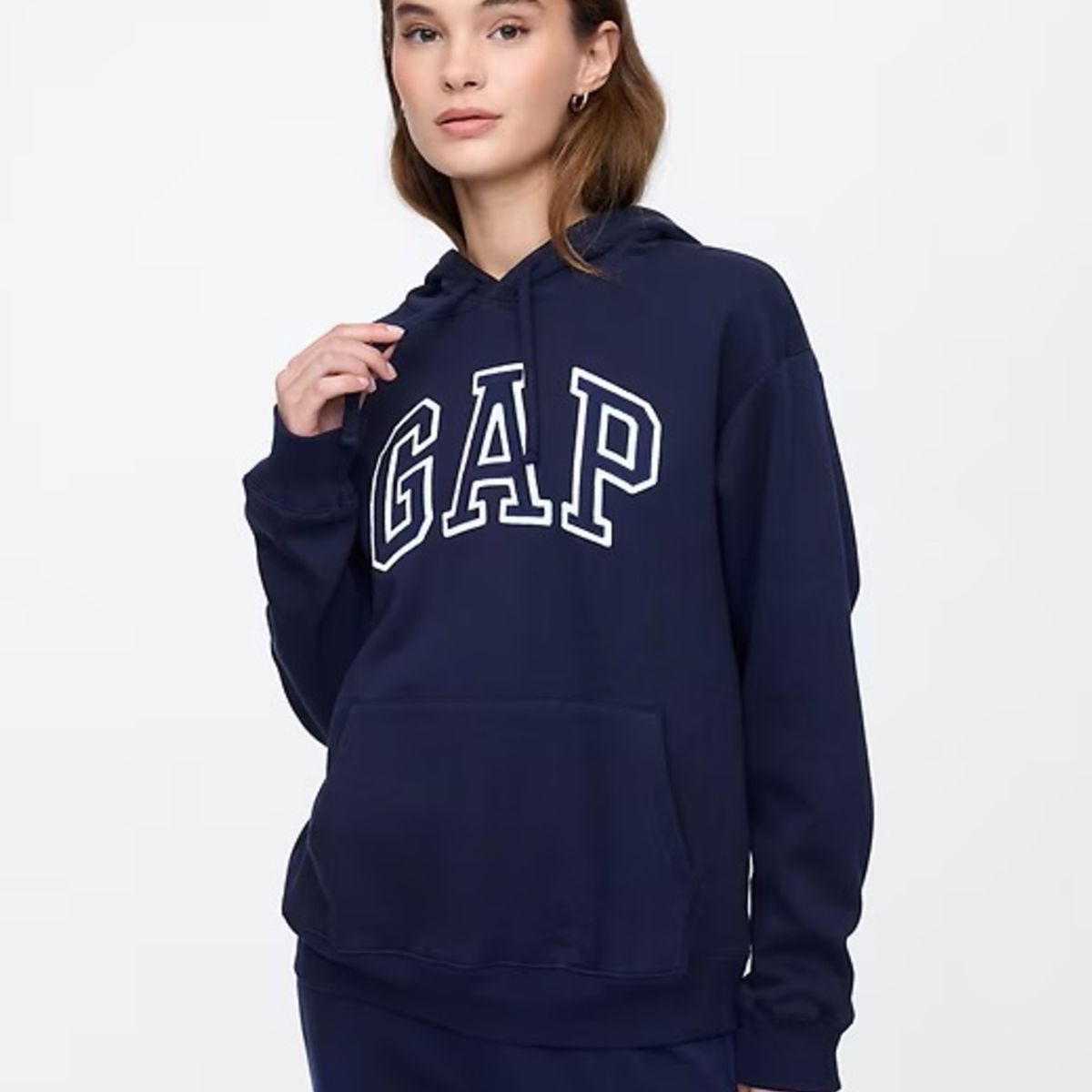 GAP - Polerón Logo Sin cierre Azul Marino GAP