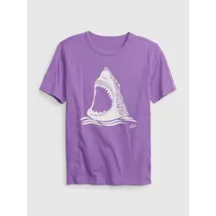 GAP - Polera Niño Gráfica Manga Corta Morado