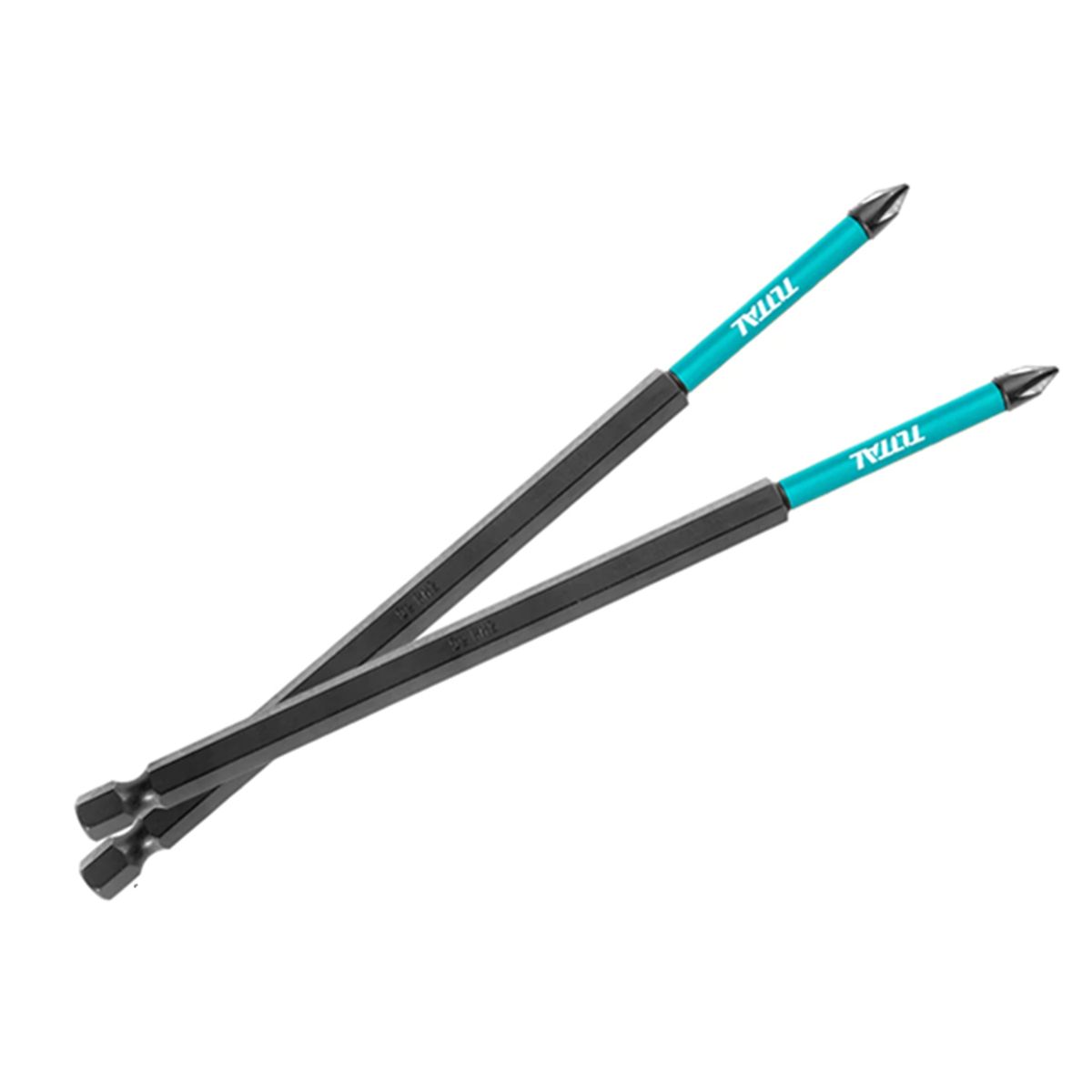 TOTAL TOOLS - Punta Phillips Impacto S2 Ph2 200mm Magnético 10 Pcs Total