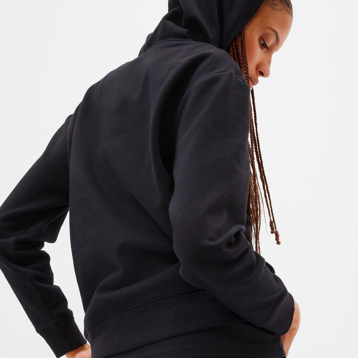 GAP - Polerón Logo Sin cierre Negro GAP