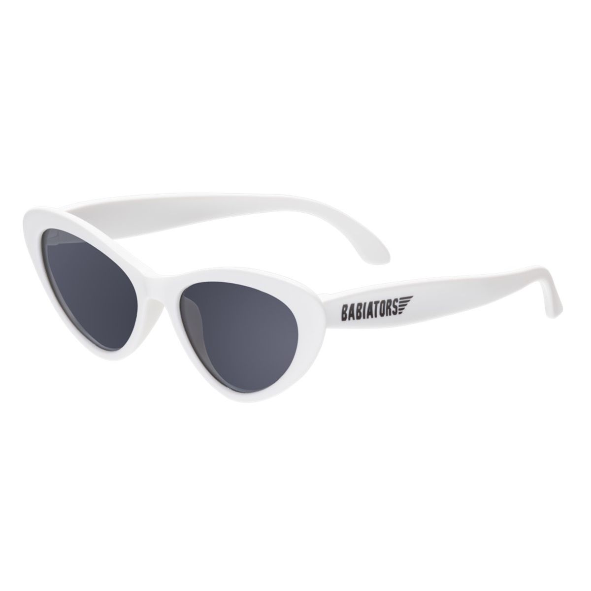 BABIATORS - Original Cat-Eye Wicked White I Smoke Lens I 3-5 años