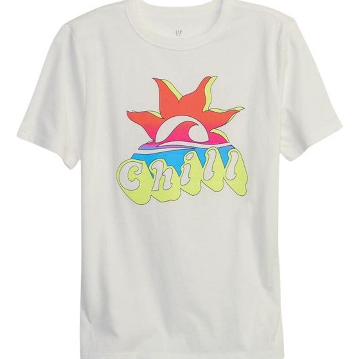 GAP - Polera Gráfica Manga Corta Blanco GAP