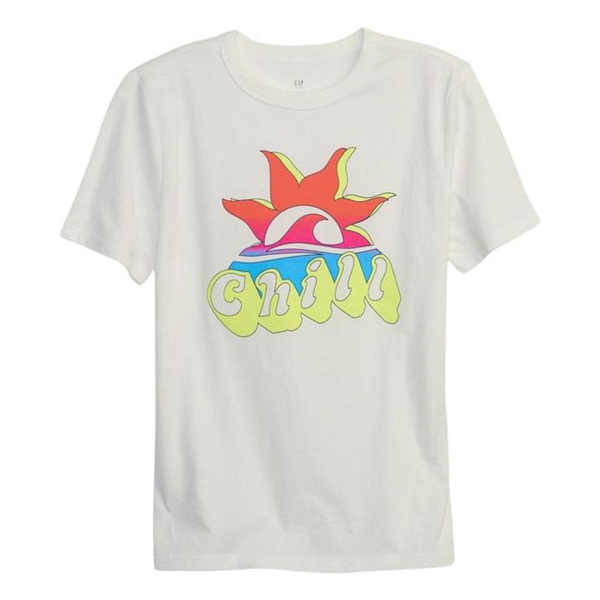 GAP - Polera Gráfica Manga Corta Blanco GAP