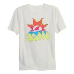 GAP - Polera Gráfica Manga Corta Blanco