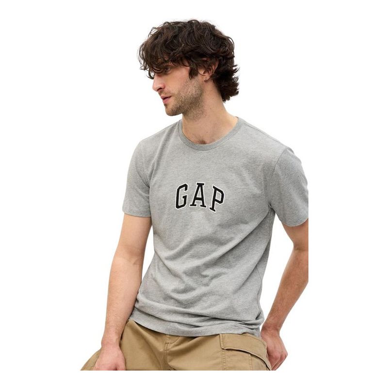 GAP - Polera Logo Manga Corta Gris GAP