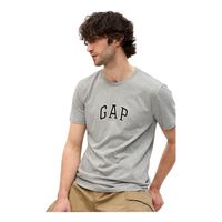 Polera Logo Manga Corta Gris