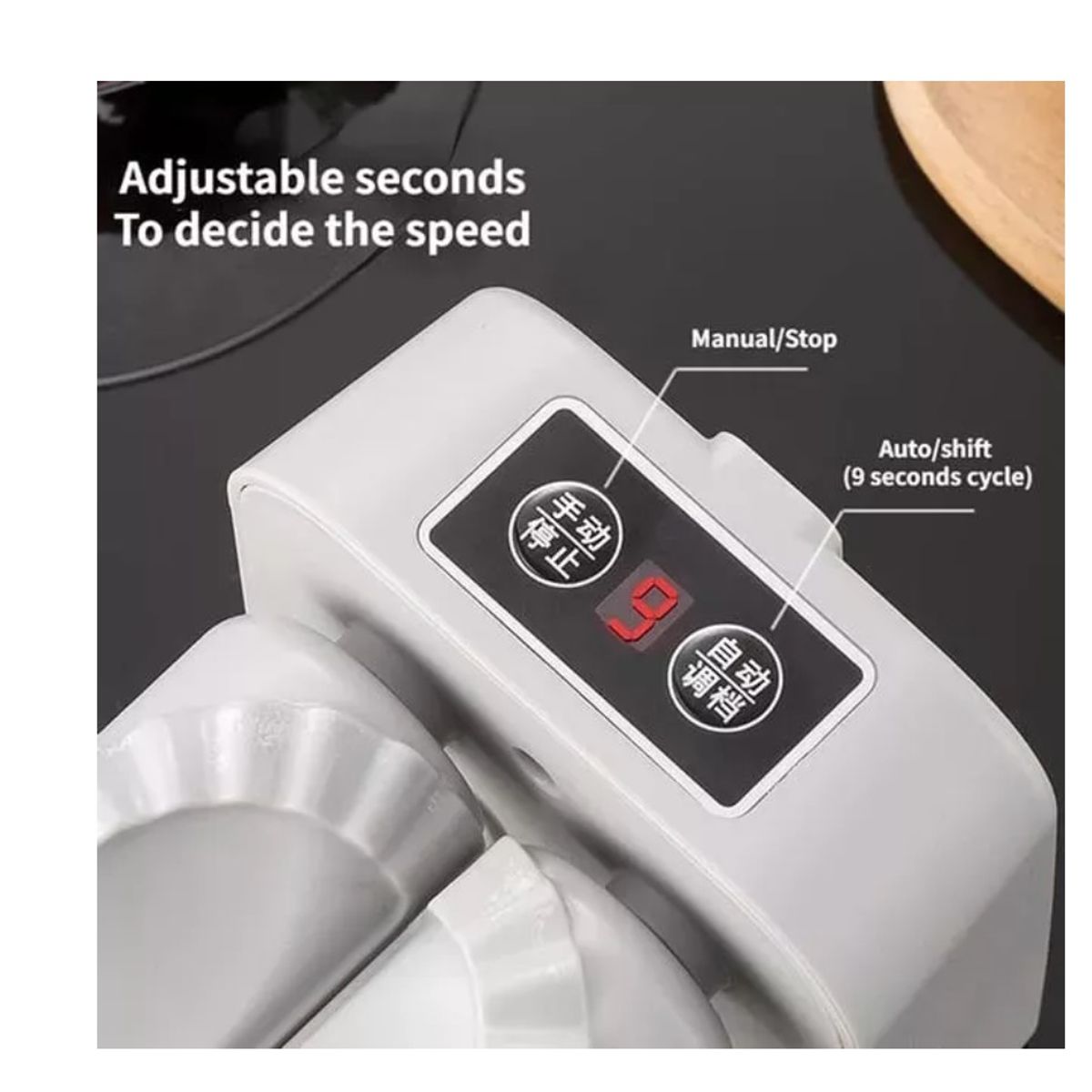 GENERICO - Maquina Prensa Para Empanadas Dumpling Carga Usb